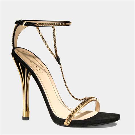 scarpe gucci sandali tacco basso|Sandali GUCCI .